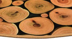 Коврик влаговпитывающий  &quot;Velur&quot; D 75см, круглый &quot;VORTEX&quot; /10 24251