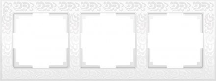 Рамка на 3 поста (белый) W0032301 Werkel