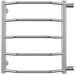 Полотенцесушитель водяной ТЕРА Виктория 500х600/500 нар. резьба 1 (5п)  (ПСО-07-02) без комплект.