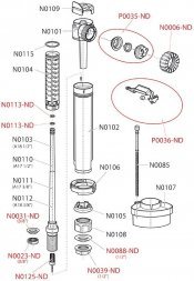 Клапан запорный Alca Plast нижний пласт. А17-1/2