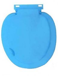 Сиденье круг. бирюза с/п